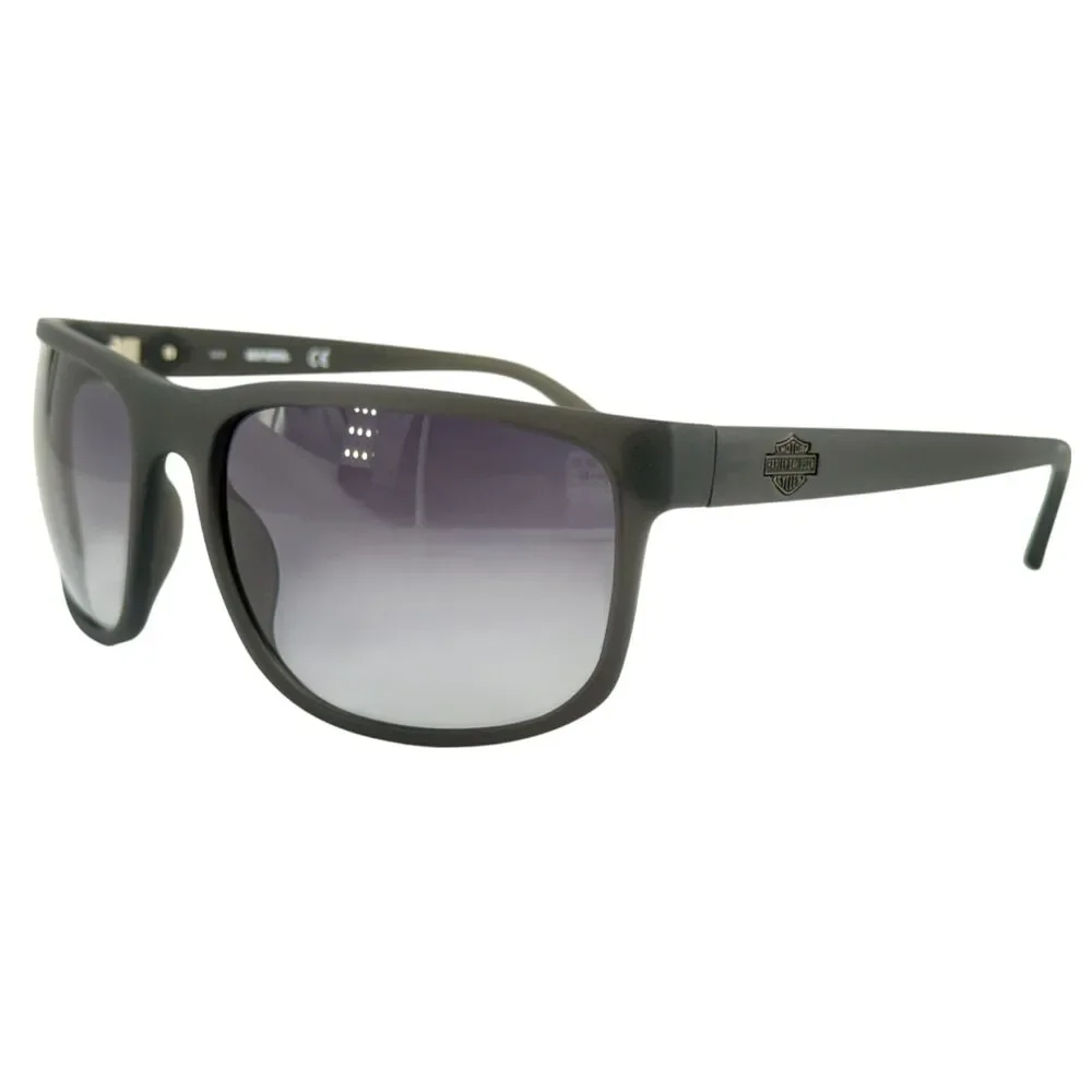 Harley Davidson HD0947X Mens Large Plastic Sunglass 20B Grey 63-18 Gray Grad
